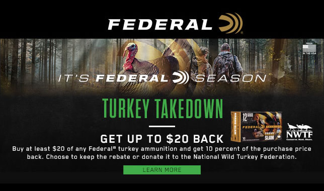 Its Federal Season Turkey Takedown